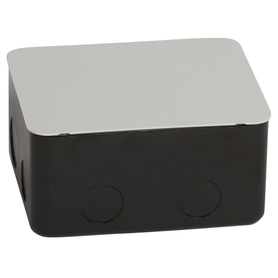 Монтажная коробка - 4 модуля - металл