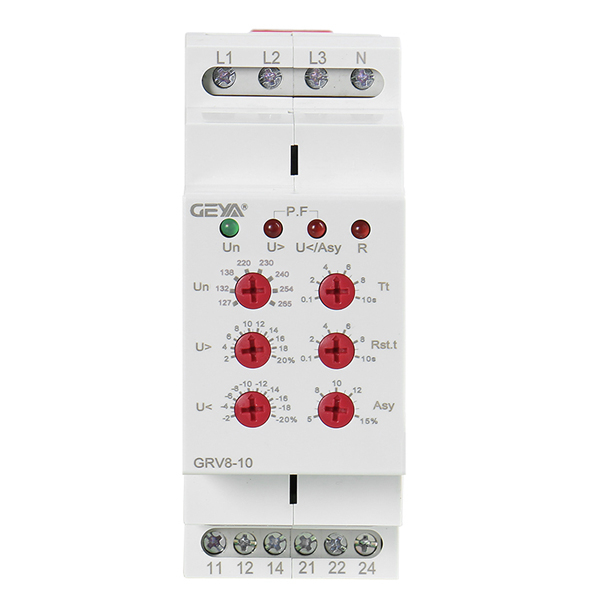 Многофункциональное реле контроля фаз M265 8A - GEYA