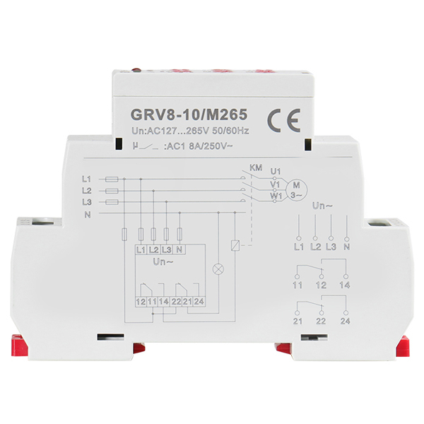 Многофункциональное реле контроля фаз M265 8A - GEYA