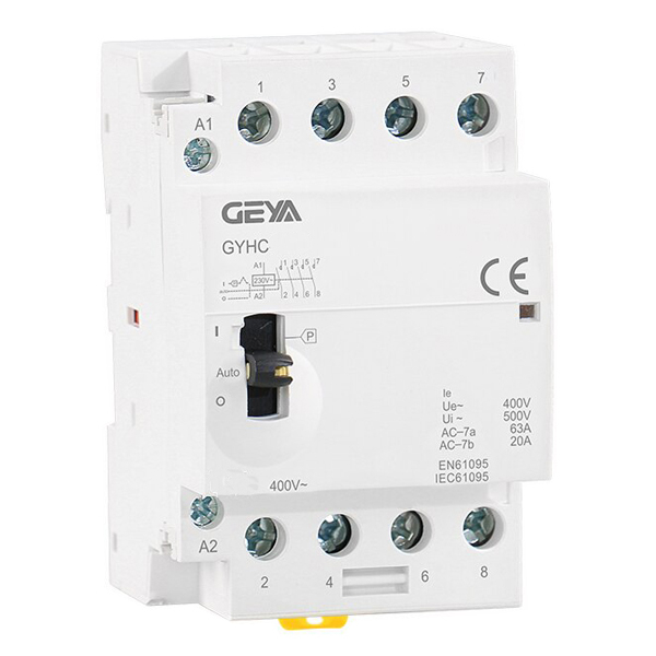 Контактор 25A 4P - 4NO - GEYA