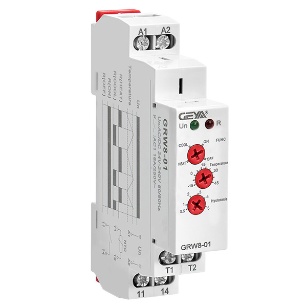 Реле контроля температуры с датчиком 16A - GEYA