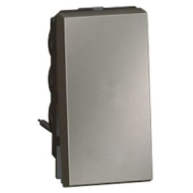 Переключатель одноклавишный 10AX - 1 модуль - Arteor - Magnesium