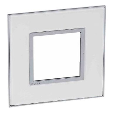 Рамка 2 модуля - Arteor - Mirror White