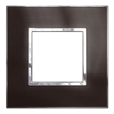 Рамка 2 модуля - Arteor - Reflective Black