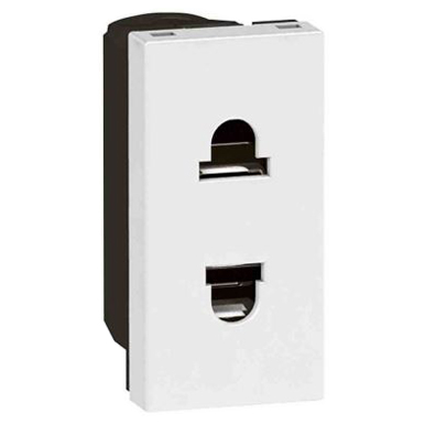 Розетка - 1 модуль - Arteor - White