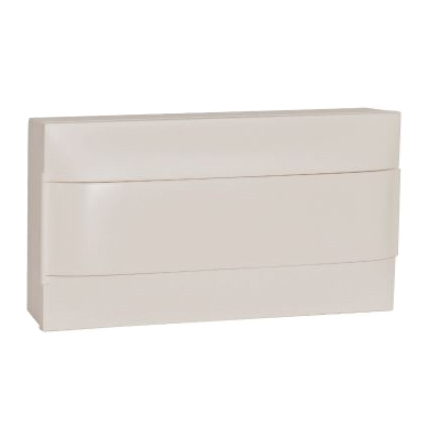 Щиток накладной - Practibox S - 18 модулей - белая дверь