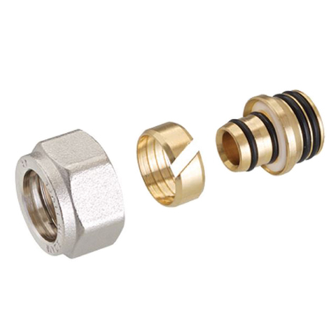 Штуцер для металлопластиковых труб D16 x 1/2 - Carlo Poletti"