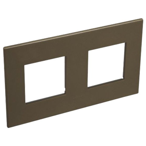 Рамка 2x2 модуля - Arteor - Dark Bronze