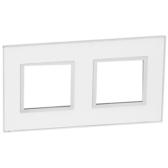 Рамка 2x2 модуля - Arteor - Mirror White