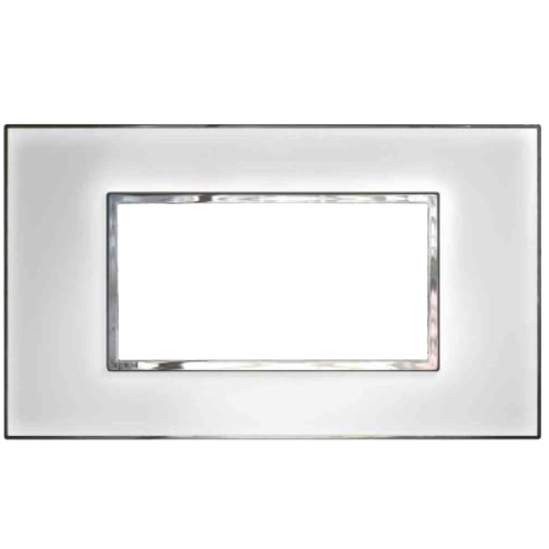 Рамка 4 модуля - Arteor - Mirror White