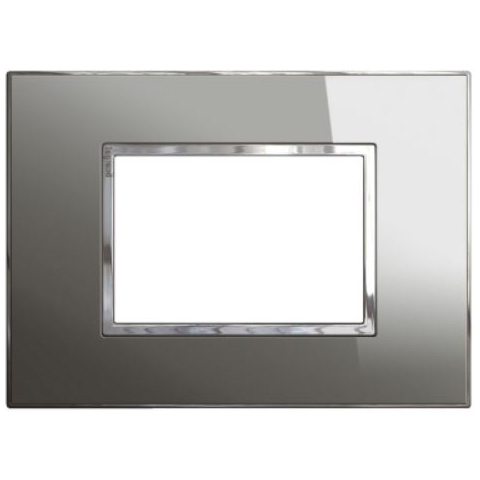 Рамка 3 модуля - Arteor - Reflective Stainless Steel