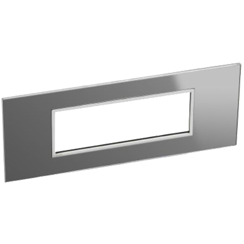 Рамка 6 модулей - Arteor - Reflective Stainless Steel