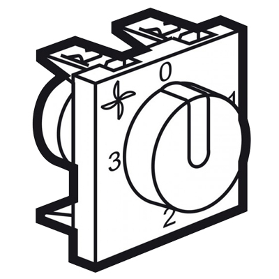 Контроль скорости вентилятора AC тока - 2 модуля - Arteor - Magnesium