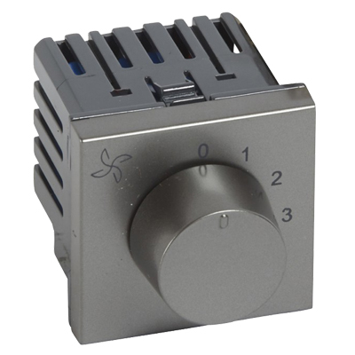 Ступенчатый регулятор вентилятора - 2 модуля - Arteor - Magnesium