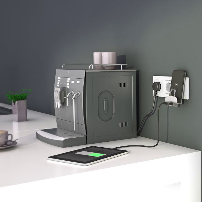 Беспроводное зарядное устройство 1 A - 5 V/5 W + Type-A 2.4 A / 12 W USB-порт - Arteor