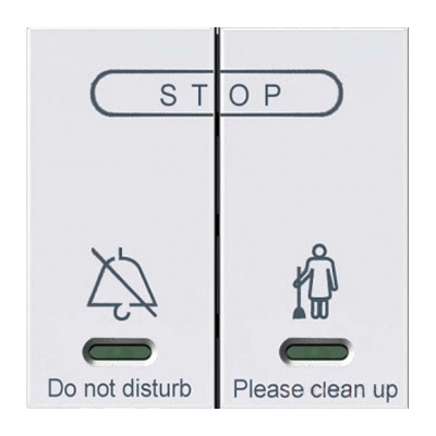 Индикатор вызова в гостиничных номерах - 2 модуля - Arteor - White