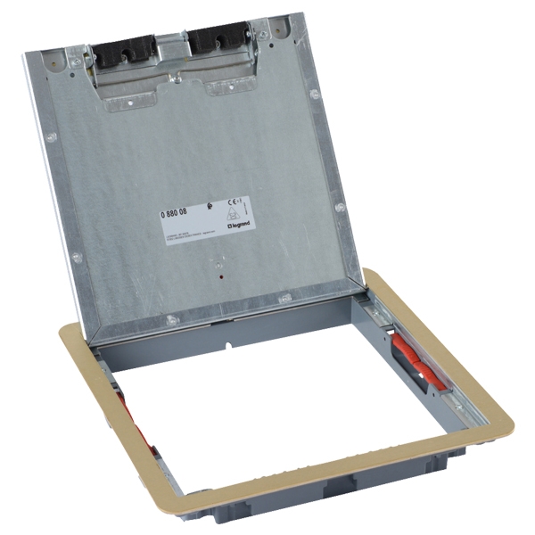 Крышка для напольной коробки - 16/24 модулей - латунь