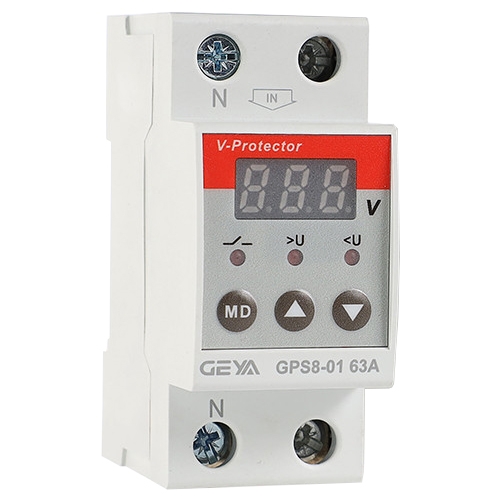 Реле напряжения с LED дисплеем 63A - GEYA
