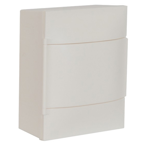 Щиток накладной - Practibox S - 4 модуля - белая дверь