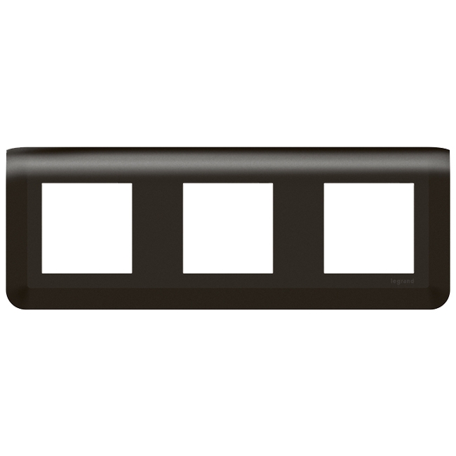 Рамка 3x2 модуля - Mosaic - матовый черный