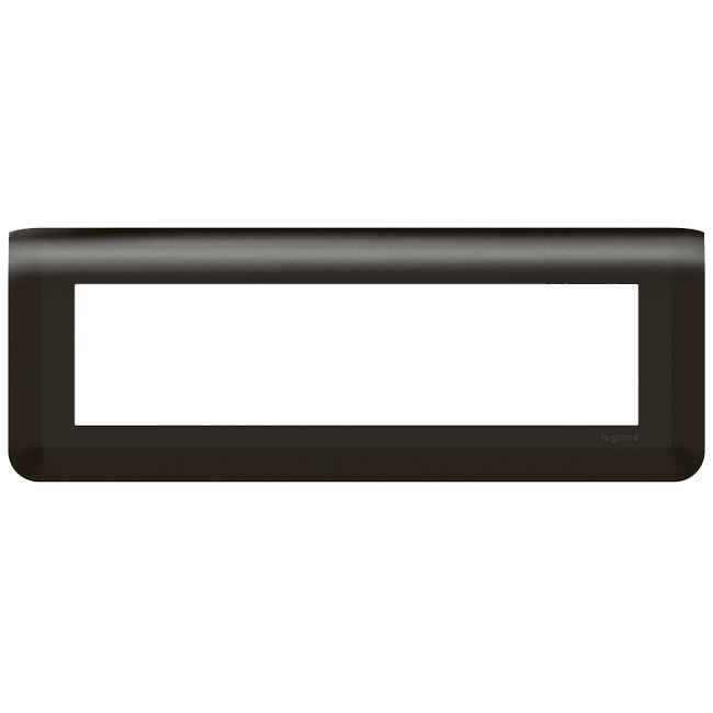 Рамка 8 модулей - Mosaic - матовый черный