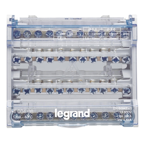 Модульный распределительный блок - 13 подключений 100A