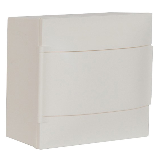 Щиток накладной - Practibox S - 8 модулей - белая дверь