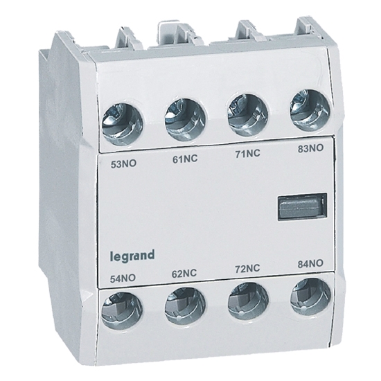 Фронтальный 2-полюсный и 4-полюсный блок вспомогательных контактов CTX³