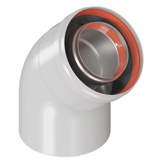 Колено 90° - DN 60/100 мм - Krats