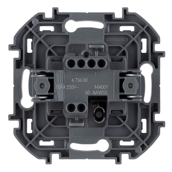 Выключатель одноклавишный - Inspiria - белый