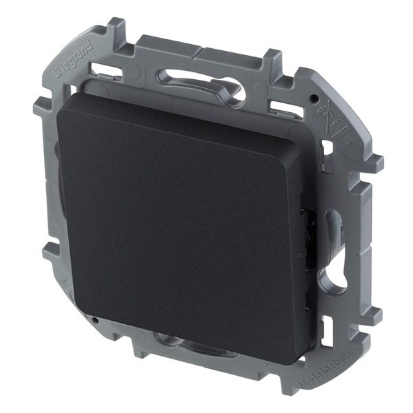 Переключатель одноклавишный - Inspiria - антрацит