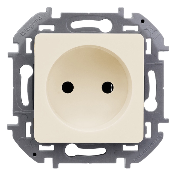 Розетка 2К - Inspiria - слоновая кость