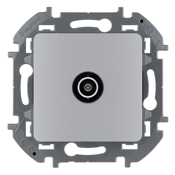 Розетка TV ''звезда'' - 2 дБ, 0-2400 мГц - Inspiria - алюминий