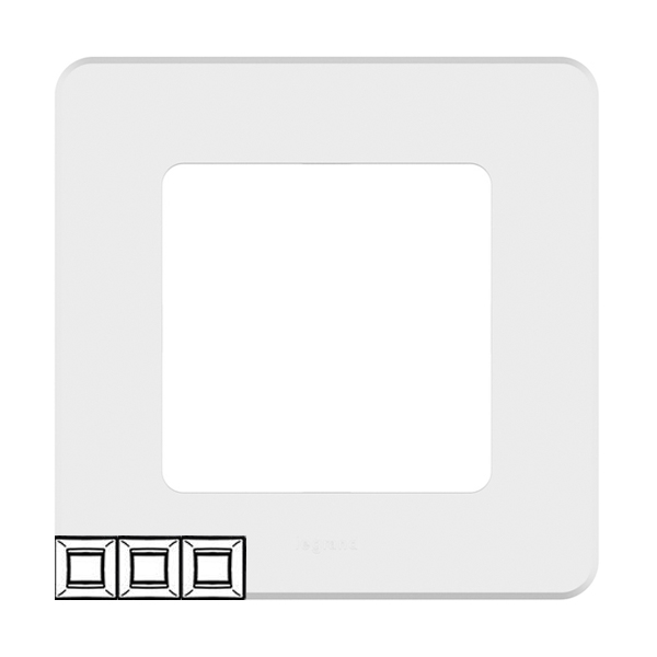 Рамка 3 поста - Inspiria - белый