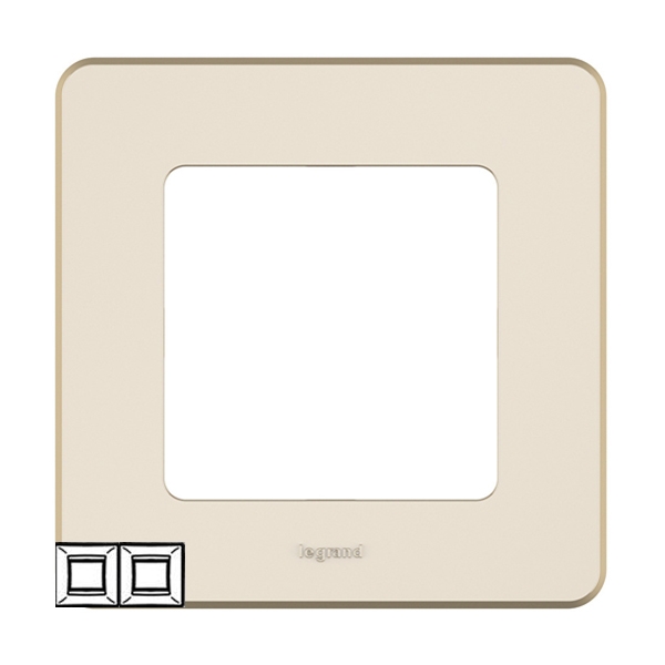 Рамка 2 поста - Inspiria - слоновая кость