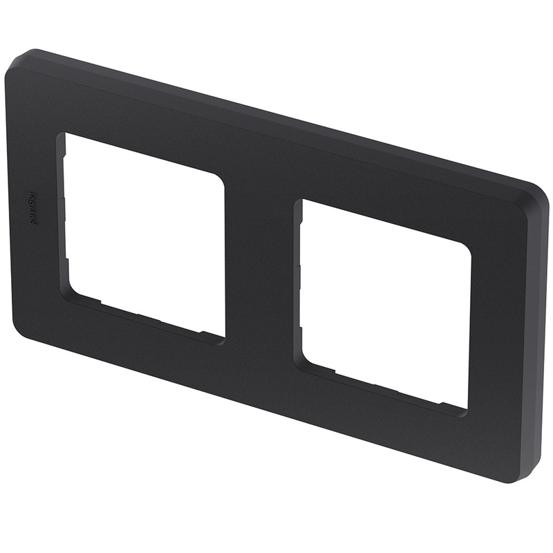 Рамка 2 поста - Inspiria - антрацит