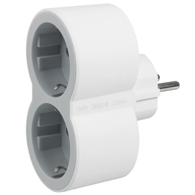 Многорозеточный блок 2 x 2К+3 - Legrand Элиум - белый