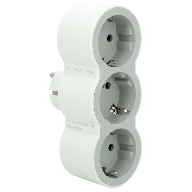 Многорозеточный блок 3 x 2К+3 - Legrand Элиум - белый