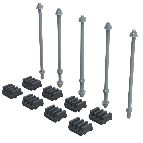 Комплект держателя шин для шкафа XL³ S 4000