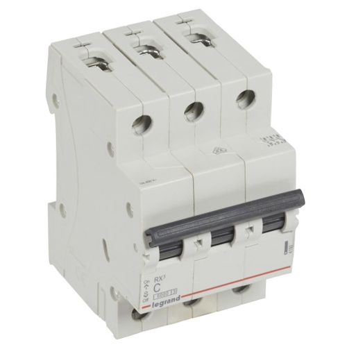 Автоматический выключатель - RX³ 6 kА, 3P, C40A