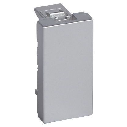 Заглушка - 1 модуль - Arteor - Soft Aluminum