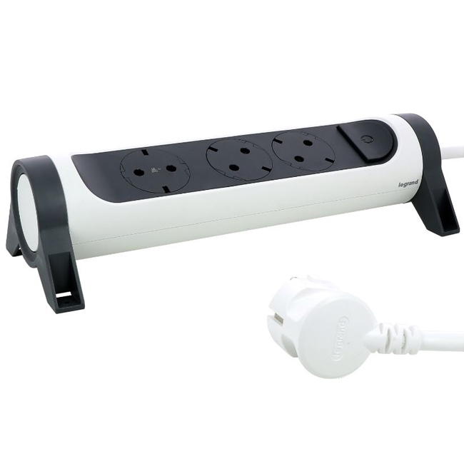 Многорозеточный блок ''Комфорт'' 3 x 2К+З - с кабелем длиной 1,5 м