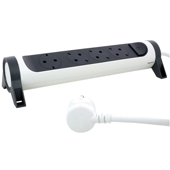 Многорозеточный блок ''Комфорт'' 4 x 2К+З - с кабелем длиной 3 м