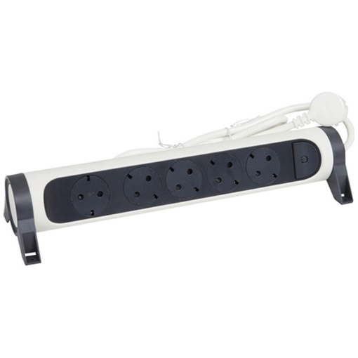 Многорозеточный блок ''Комфорт'' 5 x 2К+З - с кабелем длиной 3 м