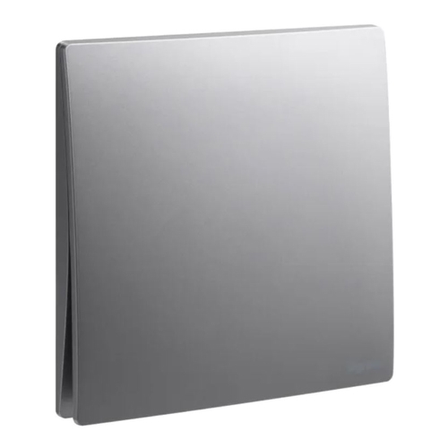 Выключатель одноклавишный - Mallia - Dark Silver