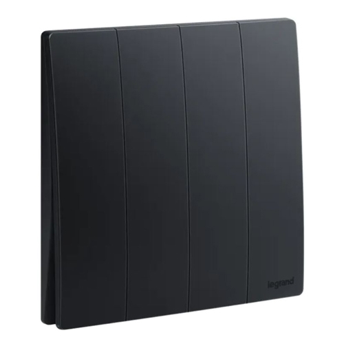 Переключатель четырехклавишный - Mallia - Matt Black