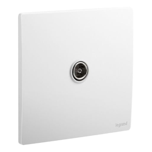 Розетка TV звезда 0-2400 MHz - Mallia - Matt White