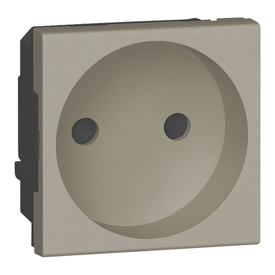 Розетка 2P - 2 модуля - Arteor - Champagne
