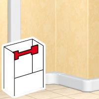 Скоба для кабель-каналов DLP 65 мм