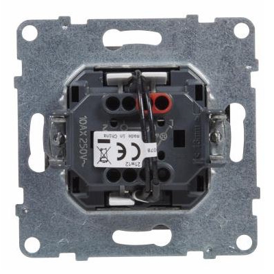 Переключатель одноклавишный с подсветкой/индикацией - Suno - белый